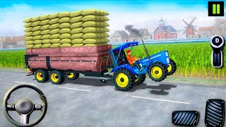 Modern Tractor Farming Simulator 2024 - Harvester Tractor Driving - Android Gameplay screenshot 5