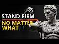 How STOICISM TEACHES you to stand FIRM in any situation