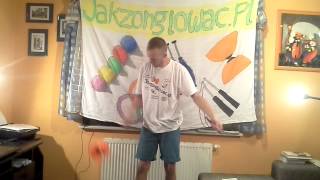 #8 Diabolo Tricks - Chinese Suicide - How to do a Chinese Suicide with diabolo? 2 angles, slo-mo.