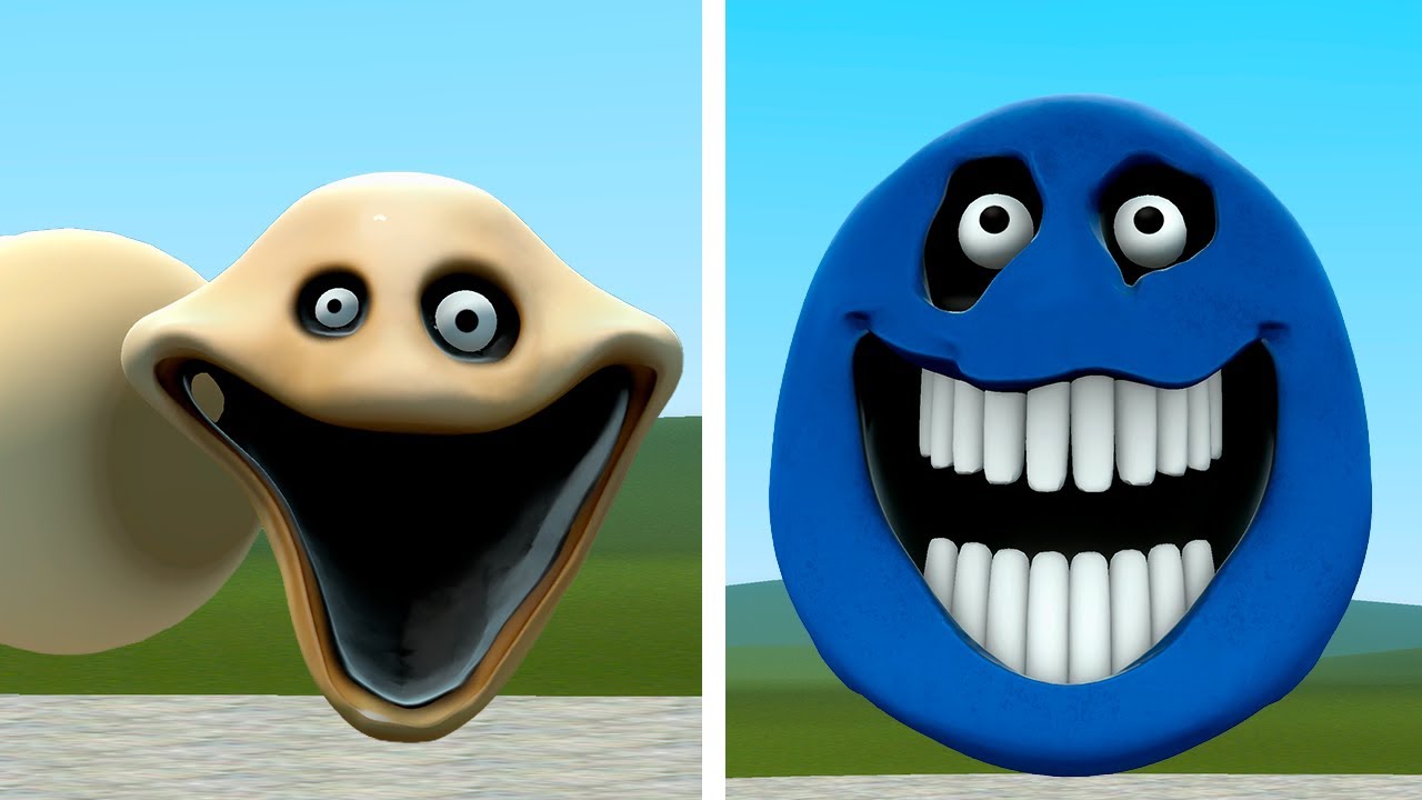 NEW ROBLOX HUNGRY SNAKE WORM VS ROBLOX HUNGRY WORM In Garry's Mod!
