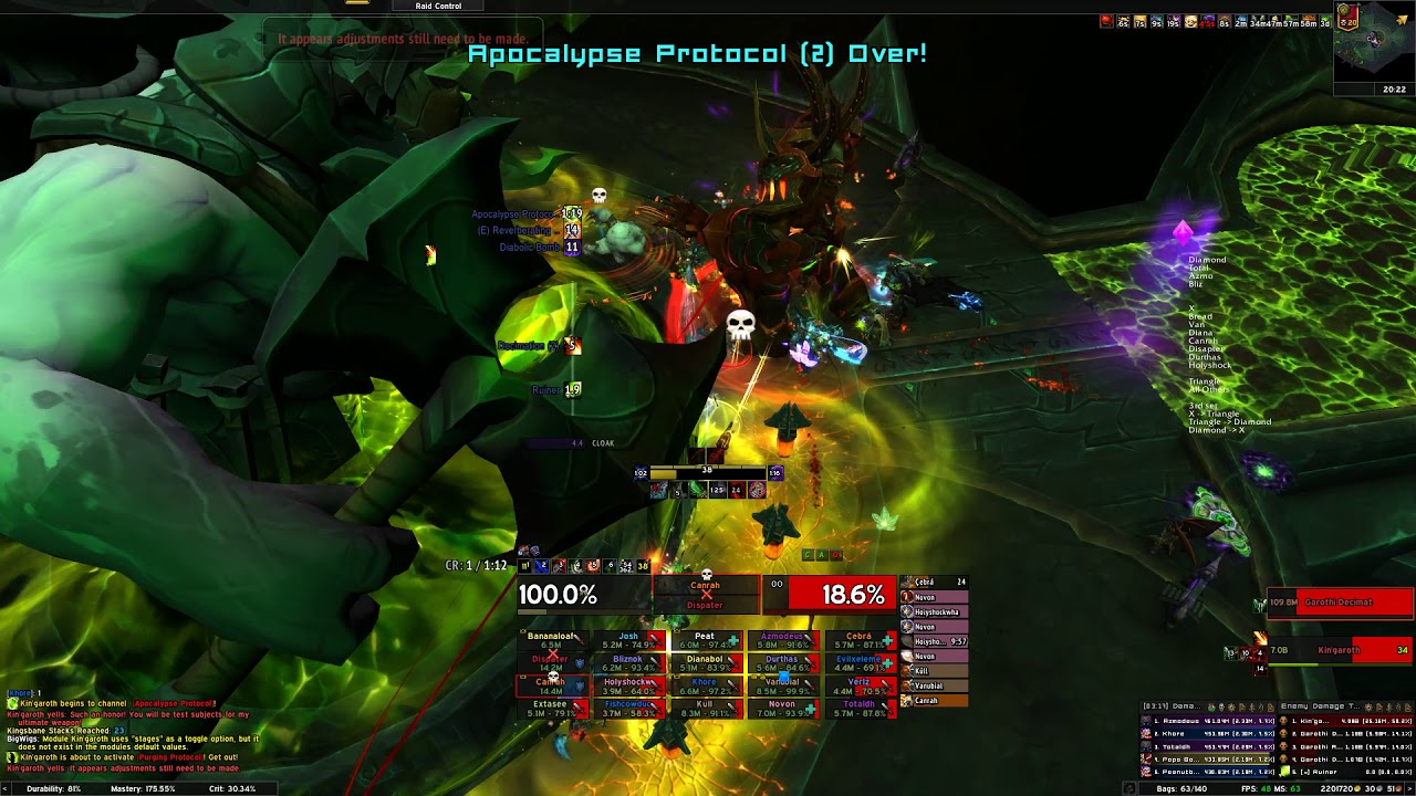 Garoth Map Mythic Kin'garoth - YouTube