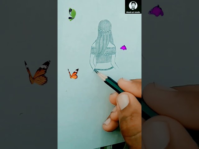 #girldrawing #girl #fashion #dress #draw #art #drawing #tutorial #viral #cute #step #short #pencil
