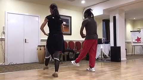 Afro Workshop @ MAD Salsa Bootcamp. Bheki Ndlovu & Davina Birch