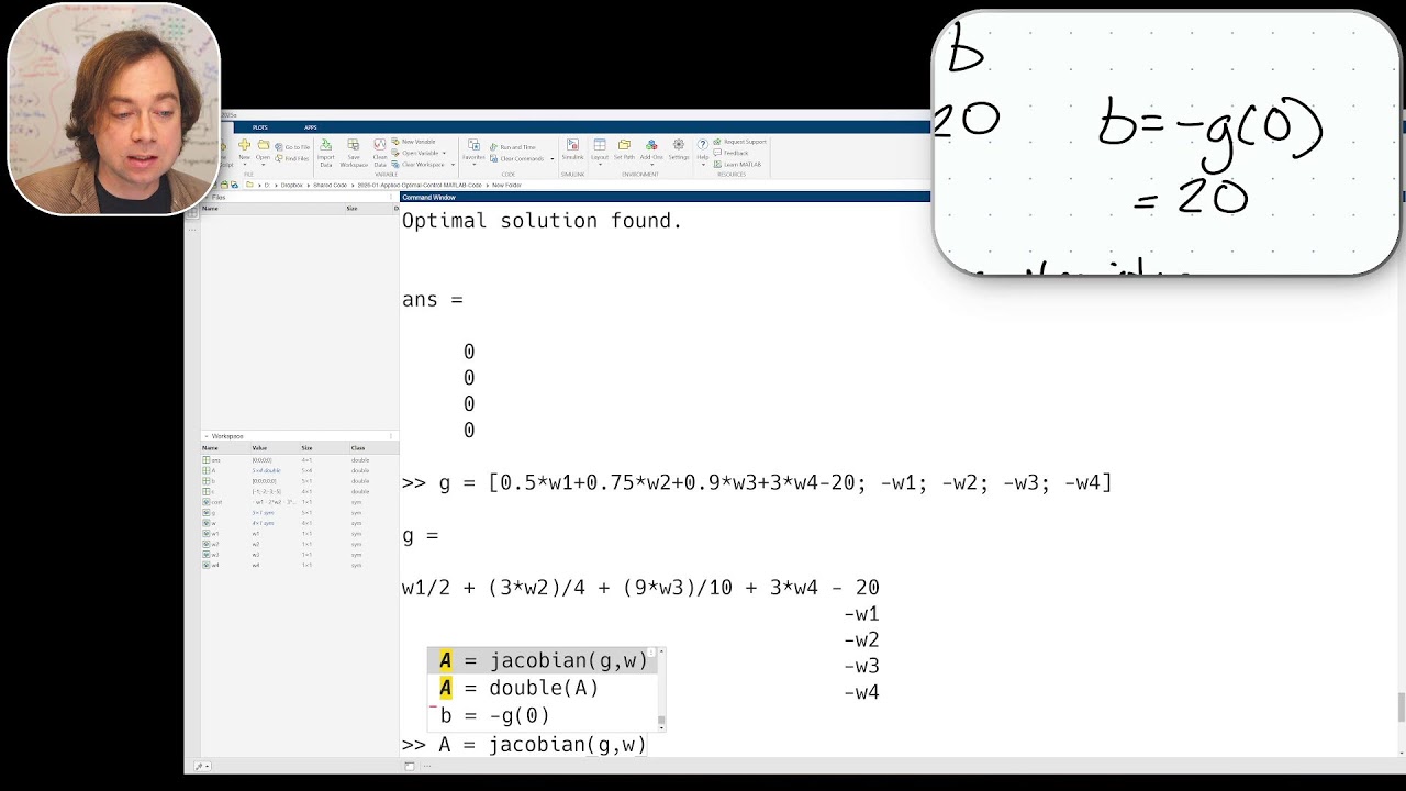 Optimal Control -- Lecture 09: Linear Programming