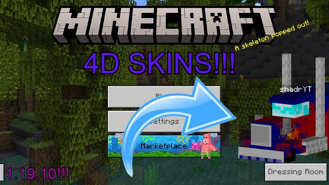 4D/5D Skins Mod [Minecraft: Bedrock Edition] [Mods]