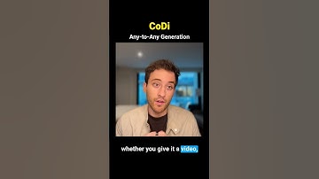 AI any-to-any Generation with CoDi #shorts
