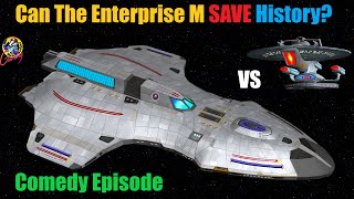 4K Enterprise M VS Galaxy Class X From Hell COMEDY - Star Trek Starship Battles - Bridge Commander