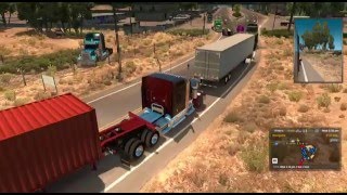 ATS MP idiot blocking the road