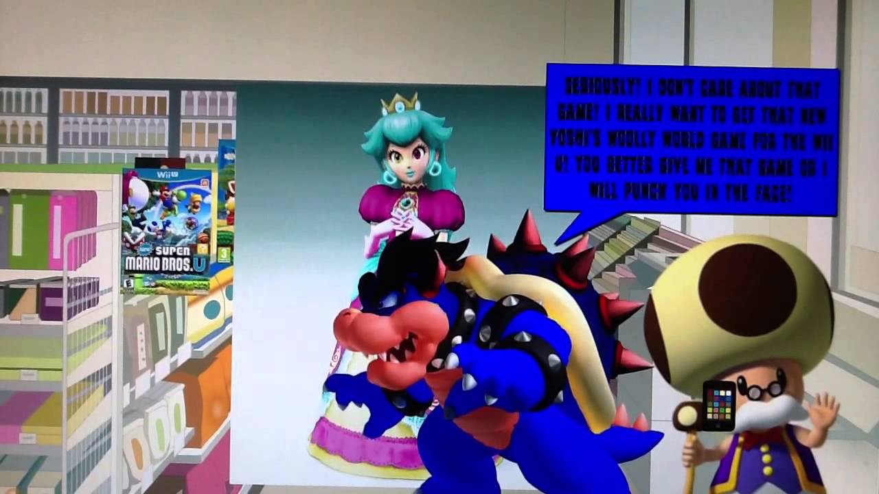 Dark Bowser Misbehaves At GameStop And Gets Grounded YouTube