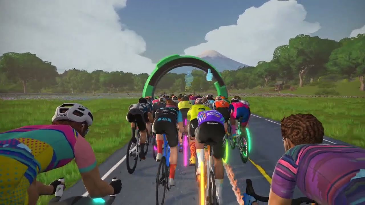 Zwift Racing - Maruki Island - High Intensity Training 1 hour music