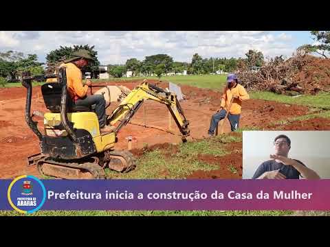 Secretaria de Obras inicia construção da Casa da Mulher, no Jardim Buzolin