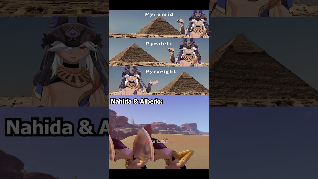 When you put Cyno, Nahida and Albedo at the same team