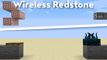 How to Build The TWO Types of Wireless Redstone in Minecraft 1.17