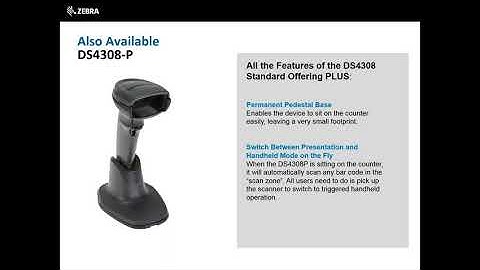 Сканер штрих-кода Zebra DS4308