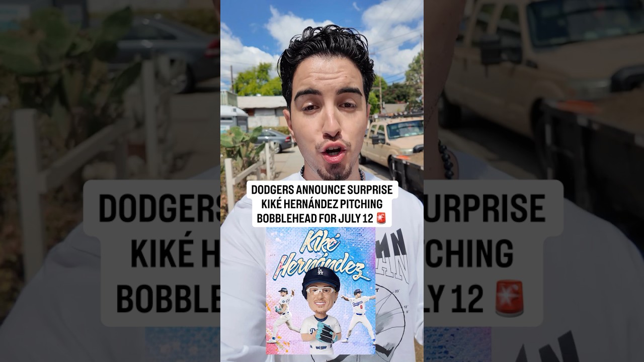 Dodgers announced surprise Kiké Hernández pitching bobblehead