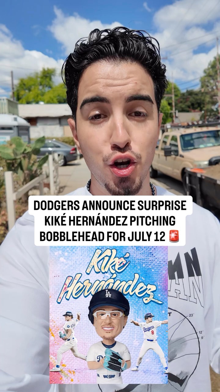 Dodgers announced surprise Kiké Hernández pitching bobblehead