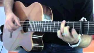 Video thumbnail of "ORIENTAL ROCK " Acoustic  Guitar Solo ""