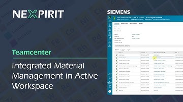 Teamcenter - Integrated Material Management in Active Workspace