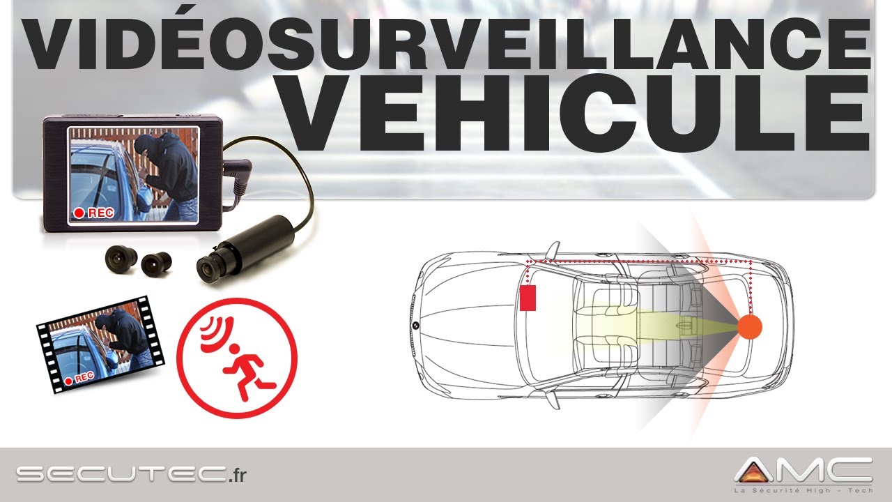 KIT VIDÉOSURVEILLANCE POUR VÉHICULE DISCRET ANTI-VANDALE [SECUTEC.FR] 