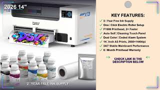 A3 Transfers in 4 MINUTES?! DSV F1080 DTF Printer Review