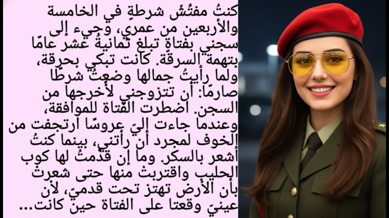 كنتُ مفتّشَ شرطةٍ في الخامسةِ والأربعين من عمري، حين أُدخلت إلى السجن فتاةٌ | قصصٌ مؤثّرة