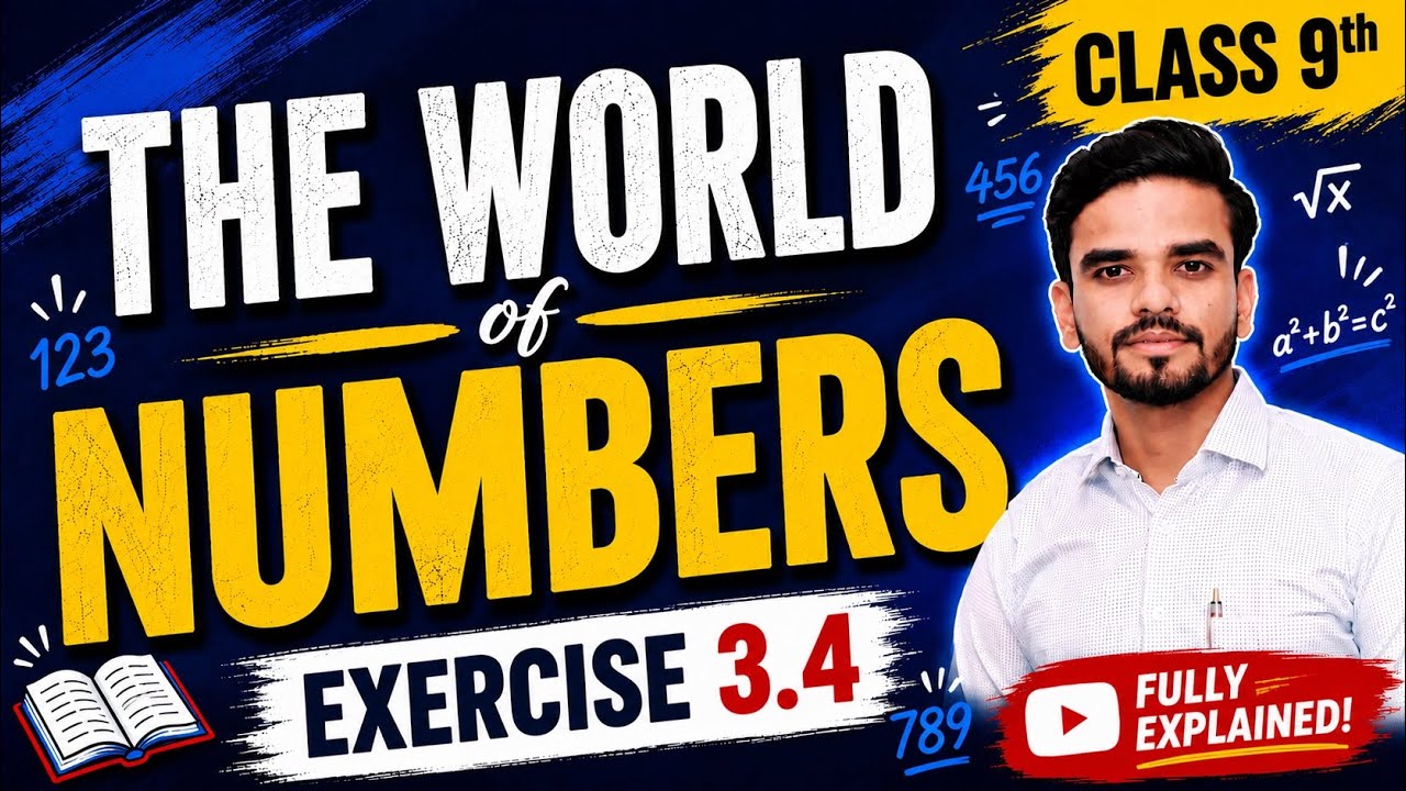 Class 9 Maths Exercise 3.4 Complete Solution | Chapter 3 The World of ...