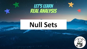 (RA26) Null Sets