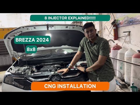 Brezza 2024 8X8| CNG Installation| What is 8 Injector CNG? - video from Expert CNG Solutions