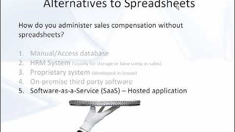 Alternatives to Spreadsheets for Sales Compensation
