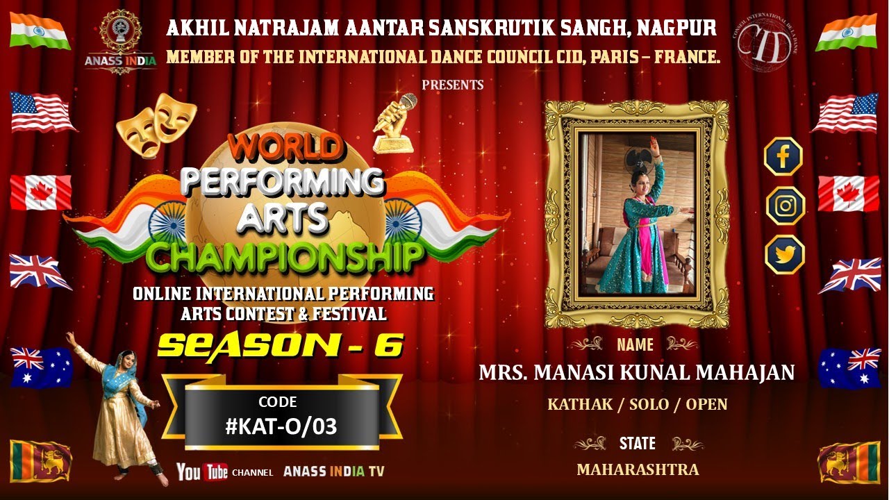 MRS. MANASI KUNAL MAHAJAN (MAHARASHTRA) CODE 