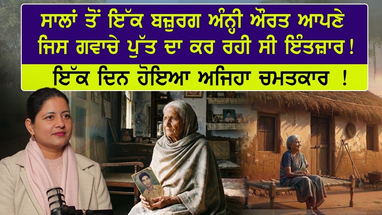 ਸਾਲਾਂ ਤੋਂ ਇੱਕ ਬਜ਼ੁਰਗ ਅੰਨ੍ਹੀ  ਔਰਤ ਆਪਣੇ ਜਿਸ ਗਵਾਚੇ ਪੁੱਤ ਦਾ ਕਰ ਰਹੀ ਸੀ ਇੰਤਜ਼ਾਰ!!