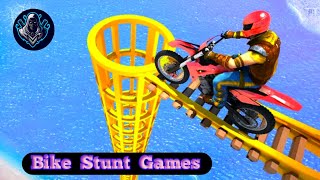 Android Games 45's Bike Games_Real Impossible Bike  Stunt 2020_Mega Ramp Games_New Updated Games screenshot 5