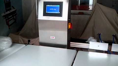 Zegoo high configuration online checkweigher with double pusher rejector