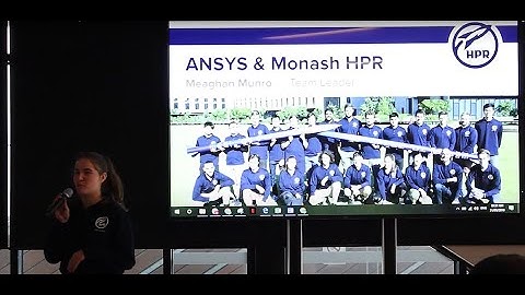 CONVERGE 2019:  Usage of ANSYS Simulation at Monash HPR & MMS (Monash HPR & MMS)