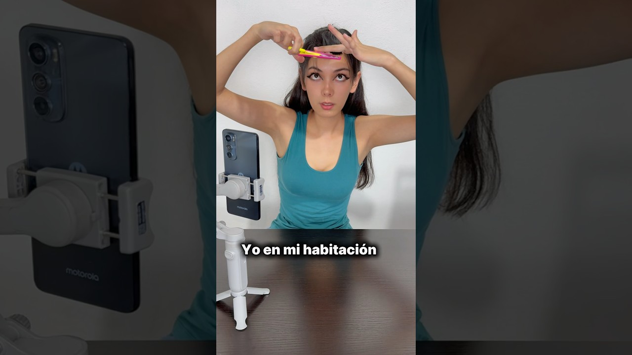 Me corte el flequito  