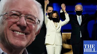 JUST IN: Bernie Sanders responds to Joe Biden and Kamala Harris winning 2020 presidential election