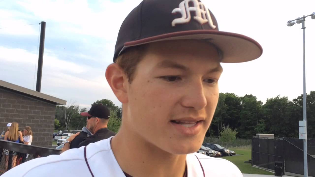 Holland Christian pitcher Jack Huisman discusses win over Niles YouTube