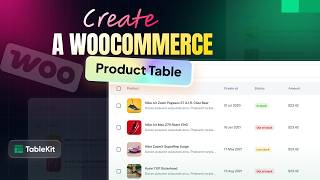 How to Create a WooCommerce Product Table