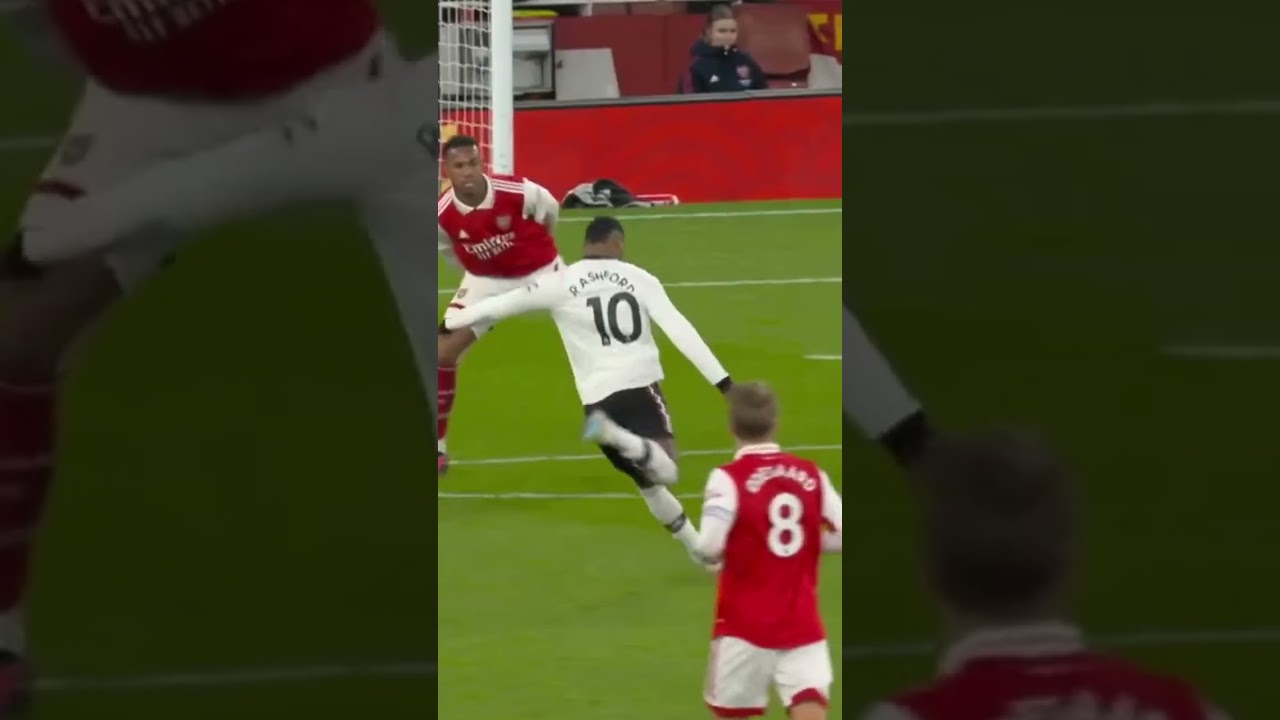 Marcus Rashford Insane Goal vs Arsenal 😳 #shorts
