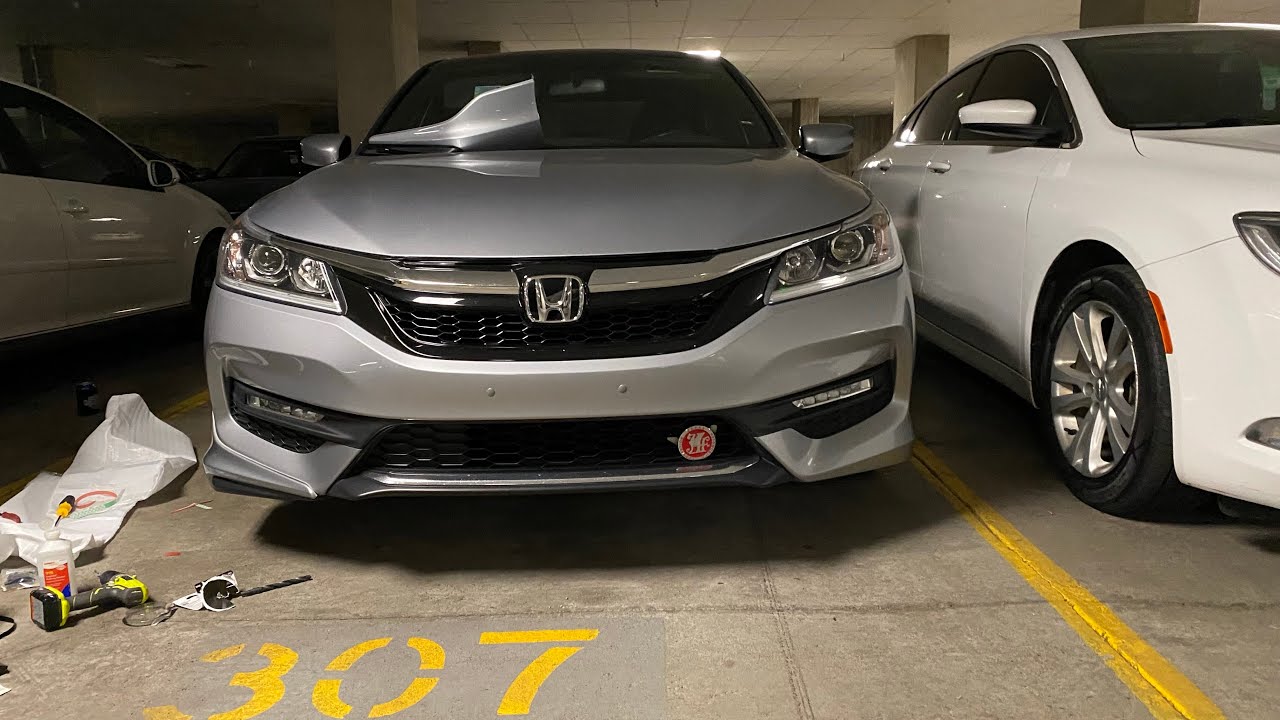 2017 Honda Accord 9th Gen underbody spoiler add on