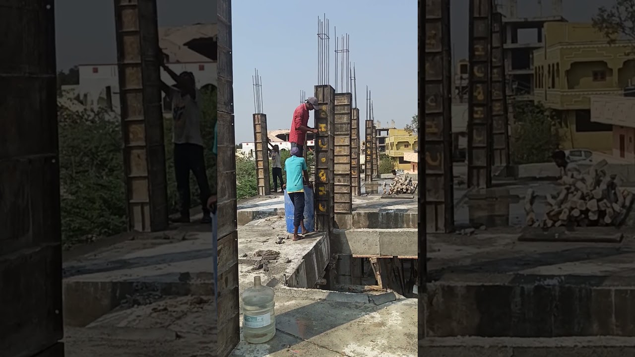 Centring Columns Box Fitting Kiya Jaraha Hai - Beyond Homes Khazipally