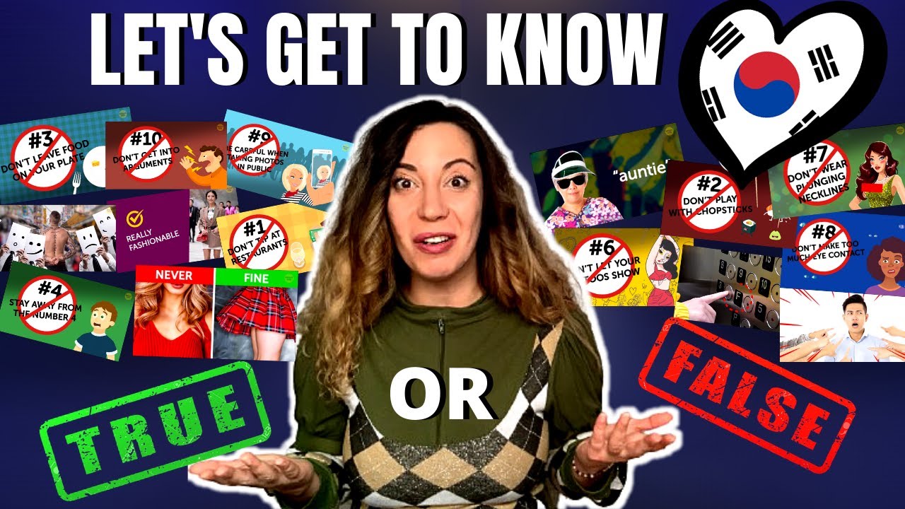 Surprising facts about South Korea What NOT to do in Korea Reaction