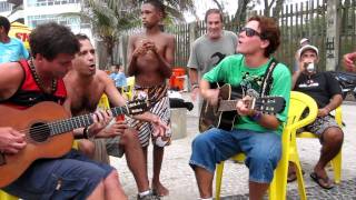 Felipe Dylon singing live at Ipanema Beach - Carnival 2011
