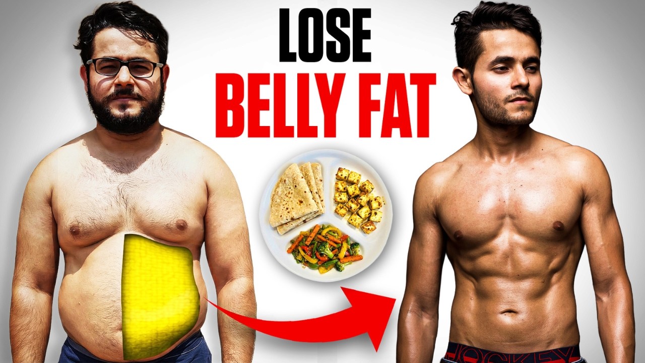 LOSE BELLY FAT IN 90 DAYS! 🇮🇳 (Indian Diet Plan)