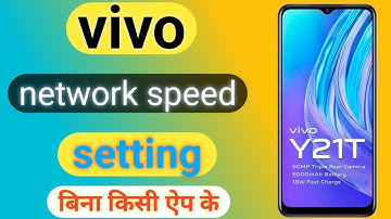 vivo y21t network speed setting | how to show net speed in vivo y21t | vivo y21t net speed