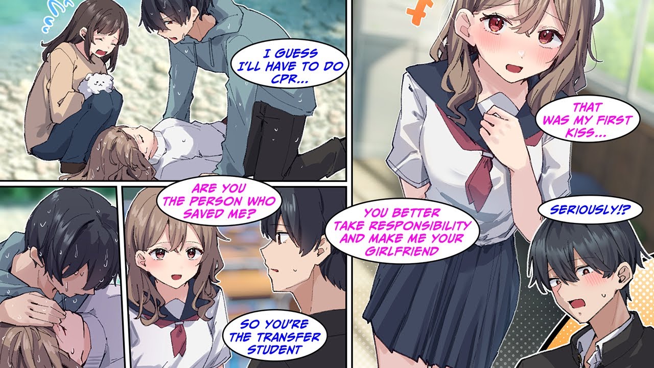 [Manga Dub] I gave CPR to a beautiful girl who had nearly drowned and lost consciousness