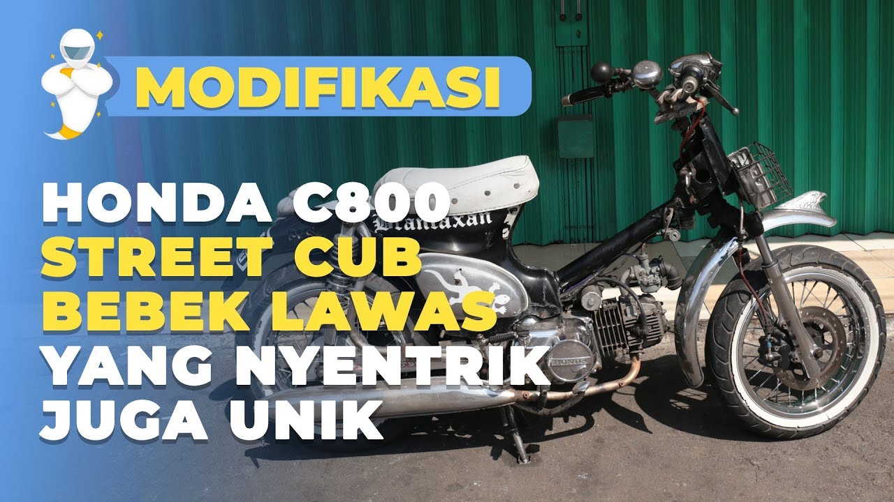 Honda C800 Street Cub Bebek Lawas Yang Nyentrik Juga Unik Youtube