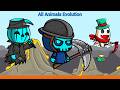 All Animals Evolution And Miner Reaper Ghostly Pumpkin Xmas Ghostly Gameplay (EvoWorld.io)