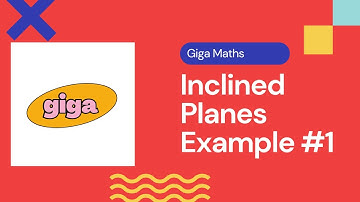 Edexcel A Level Maths (Mechanics) : Inclined Planes Example #1