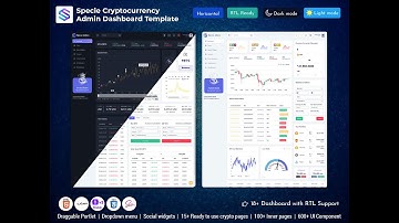 Specie Crypto Admin -  Amazing Dashboard With Ui Framework Template